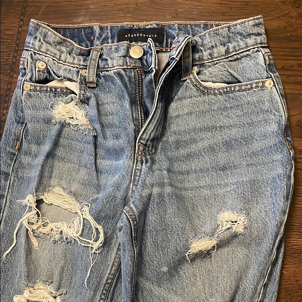 Aeropostale Distressed Blue Jeans